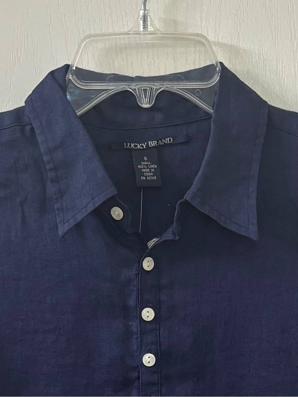 NWT Lucky Brand Lagenlook 100% Linen Tunic Top Women's Size Small - Picture 5 of 14